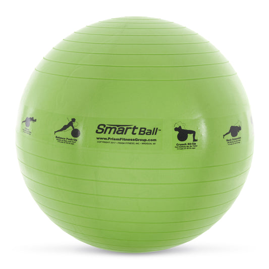 Prism Fitness 23 Inch Smart Self-Guided Fitness Stability Exercise Ball, Green