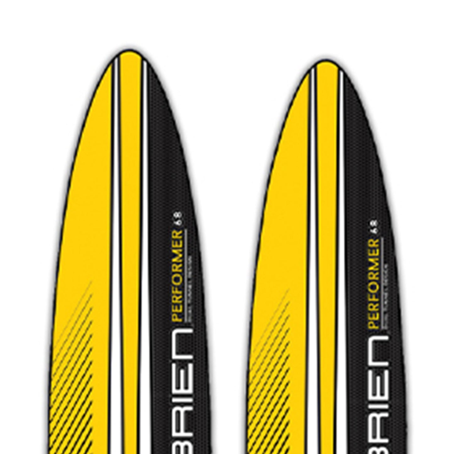 O'Brien Watersports Adult 68 inches Performer Combo Water skis, Yellow and Black