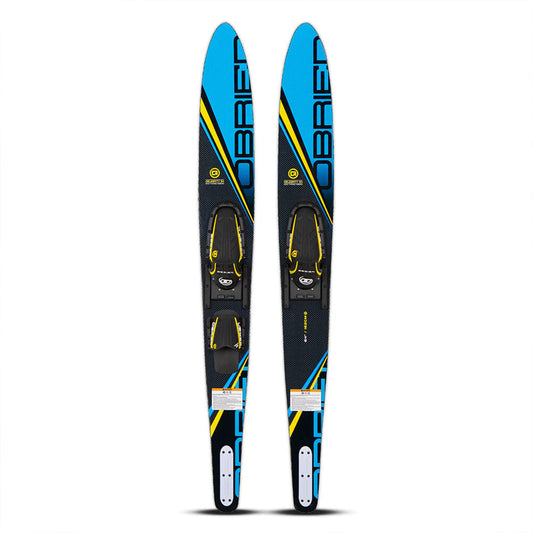 O'Brien Watersports 2191114 Adult 64 inches Celebrity Water skis, Blue and Black