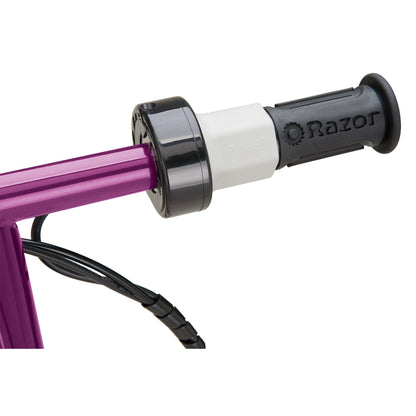 Razor E100 & E125 Kids 24V Electric Battery Powered Toy Scooters, Blue & Purple