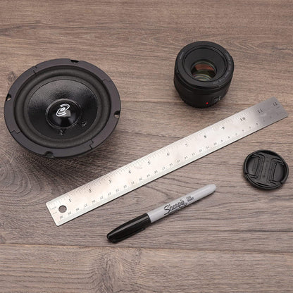 Pyle Pro 5" 200W 8 Ohms Mid Bass Mid Range Car Speaker Woofer Driver, 2 Pack