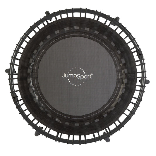 JumpSport 350f Indoor Lightweight 39-Inch Folding Fitness Trampoline, Black