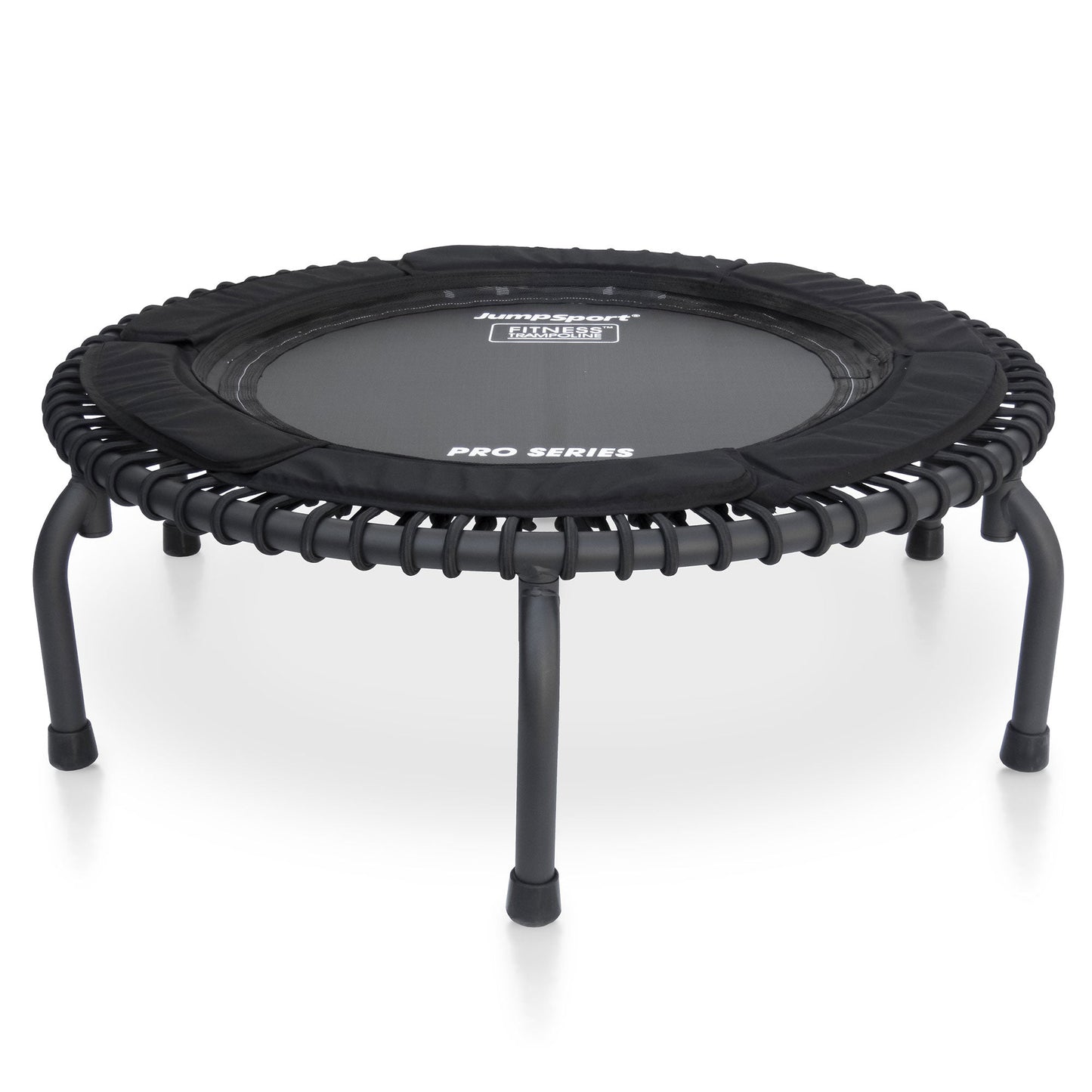 JumpSport 370 PRO Indoor Heavy Duty Lightweight 39 In Fitness Trampoline, Black