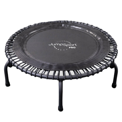 JumpSport 550f PRO Indoor Lightweight 44 Inch Folding Fitness Trampoline, Black