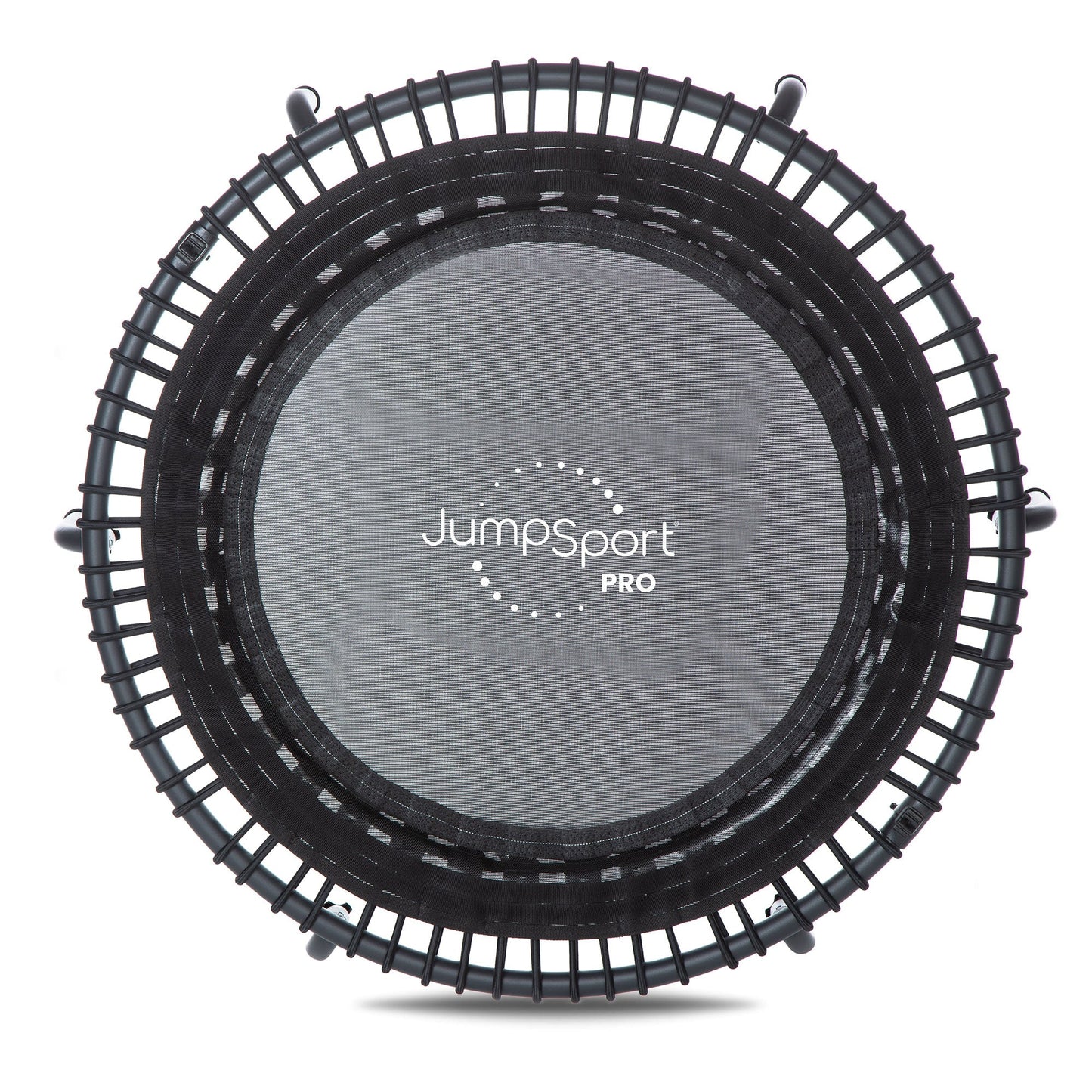 JumpSport 550f PRO Indoor Lightweight 44 Inch Folding Fitness Trampoline, Black