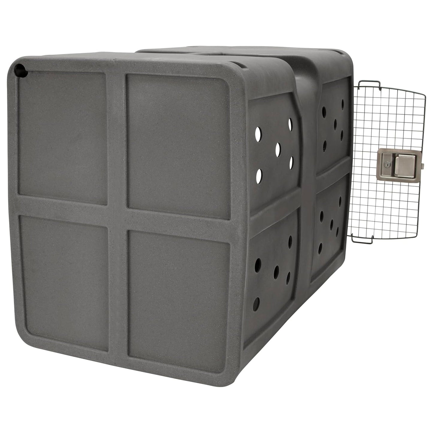 Dakota283 G3 High-Security Polyethylene Framed Door Kennel, XLarge, Dark Granite