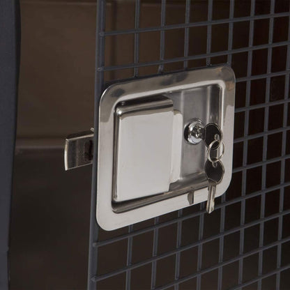 Dakota283 G3 High-Security Polyethylene Framed Door Kennel, XLarge, Dark Granite