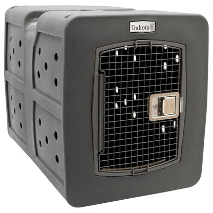 Dakota283 G3 High-Security Polyethylene Framed Door Kennel, XLarge, Dark Granite