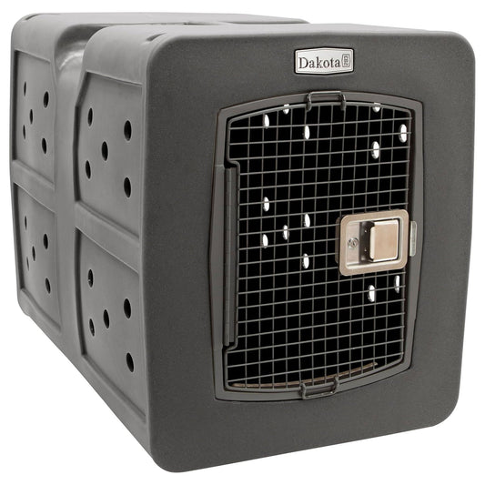Dakota283 G3 High-Security Polyethylene Framed Door Kennel, XLarge, Dark Granite