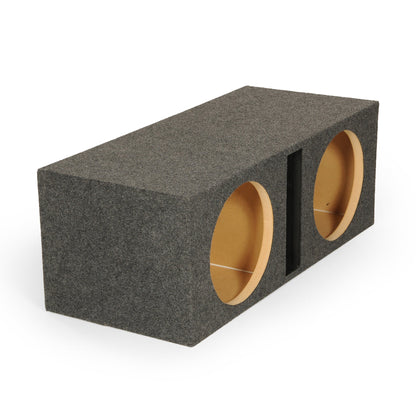 Q Power QBASS Dual 10 Inch Heavy Duty Car Audio Subwoofer Enclosure Box