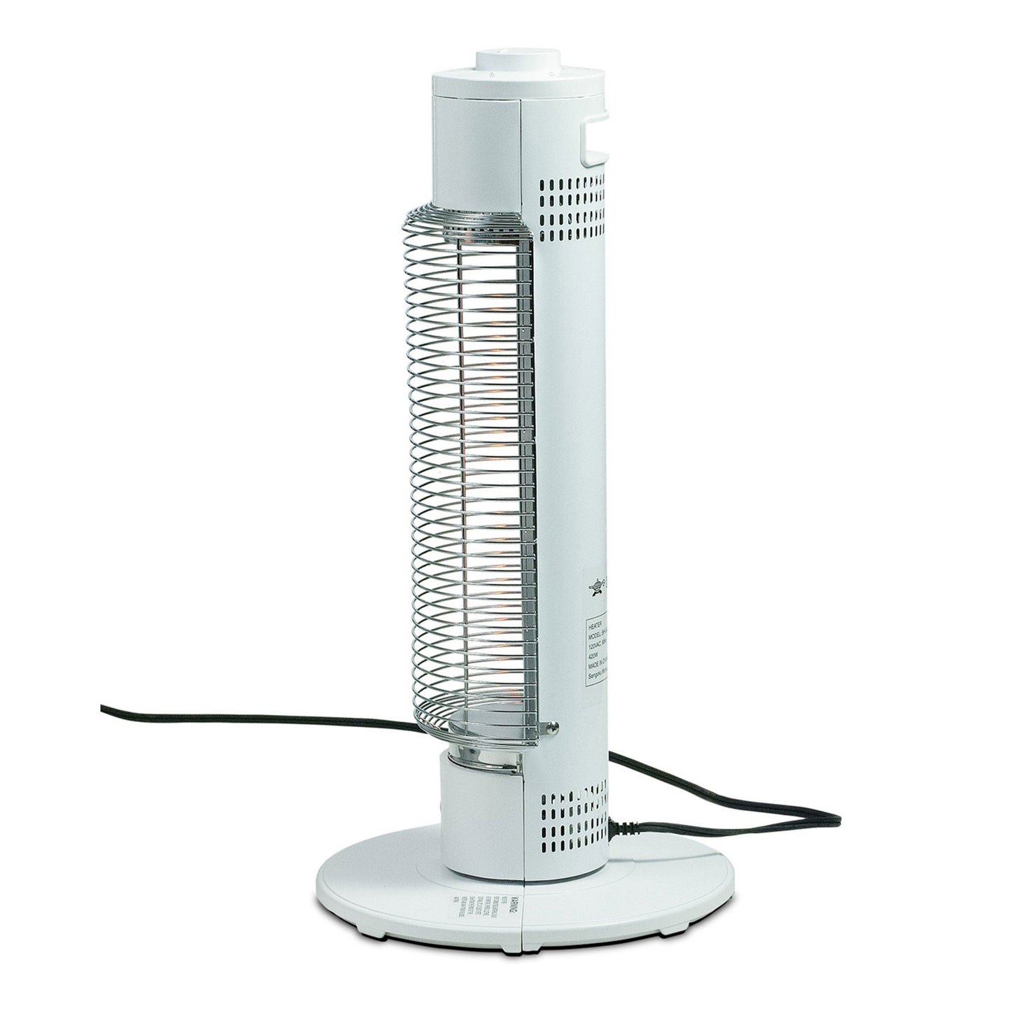 HeatMate Medium Sized Efficient Electric Graphite Tower Indoor Space Heater