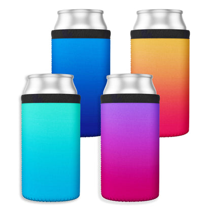 Ombre Can Coolers for Cans and Bottles