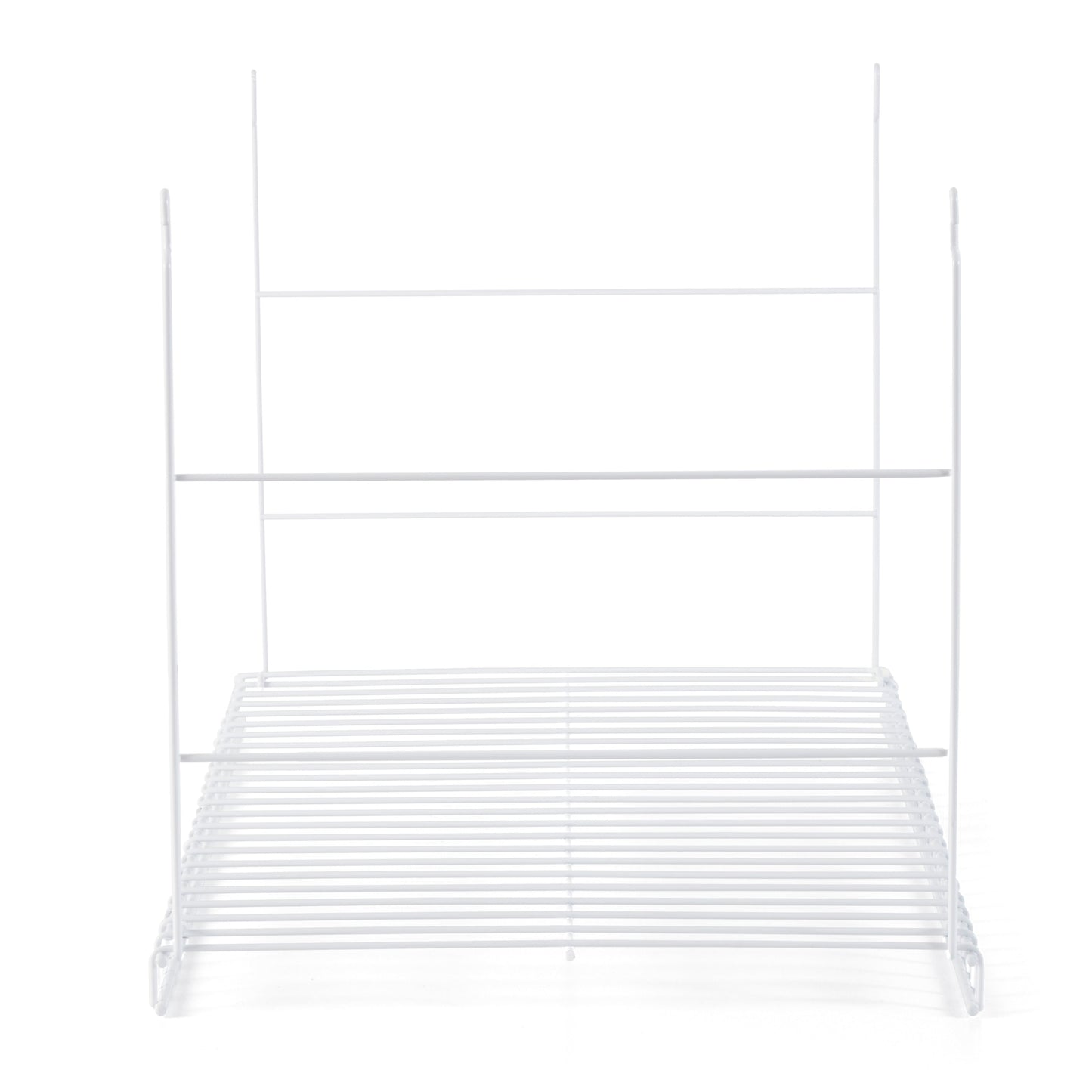Rubbermaid 24 In Universal Closet Steel Wire Added Storage Hanging Shelf, White