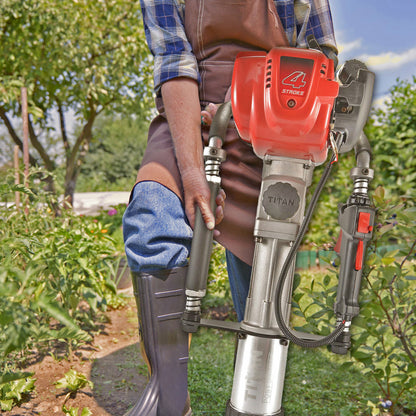 Titan PGD2875H 3.25 In Barrel 1.3 HP Honda Engine Gas Powered Fence Post Driver