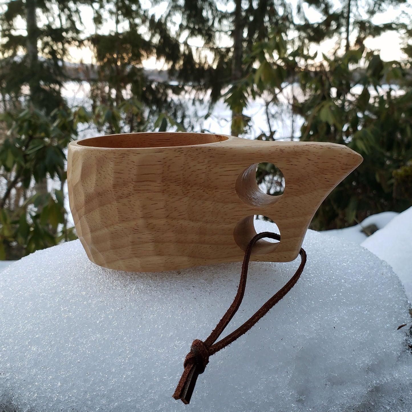 Skógr™ Nordic Style Kuksa - Carved Wood Camp Mug - Choice of Sizes