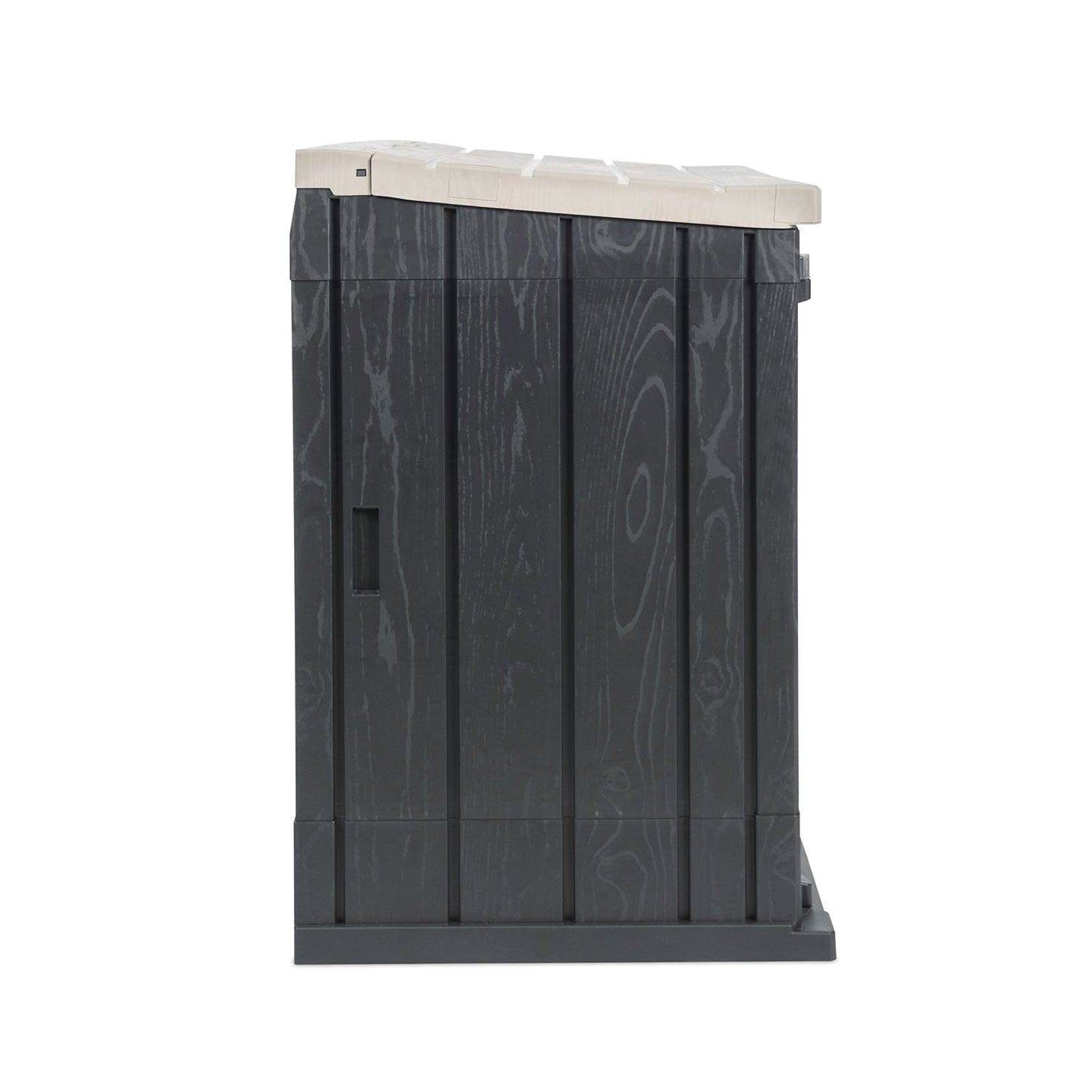 Toomax Stora Way All Weather 4.25' x 2.5' Storage Shed, Anthracite/Taupe Gray