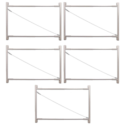 Adjust-A-Gate Steel Frame Gate Building Kit, 36"-72" Wide Up To 6' High (5 Pack)