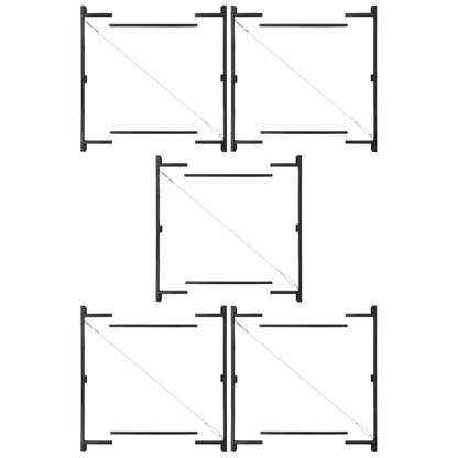 Adjust-A-Gate Steel Frame Gate Kit, 36"-60" Wide Opening Up To 7' High (5 Pack)