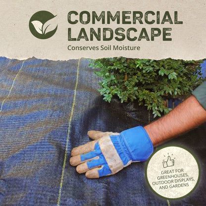 DeWitt 3 x 250 ft Weed Barrier Fabric w/ DeWitt 4 x 250 ft Weed Barrier Fabric