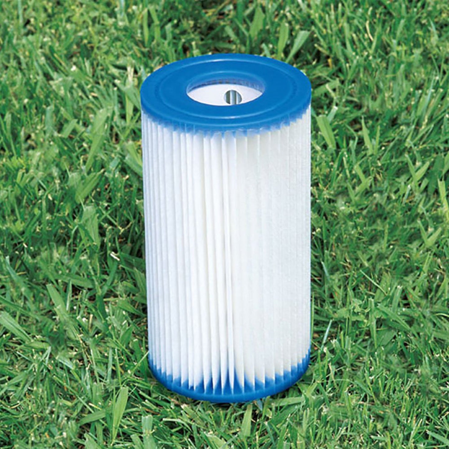 Intex 12' x 2.5' Round Pool w/ Filter Pump & Pool Cleaning Kit w/ Vacuum & Pole