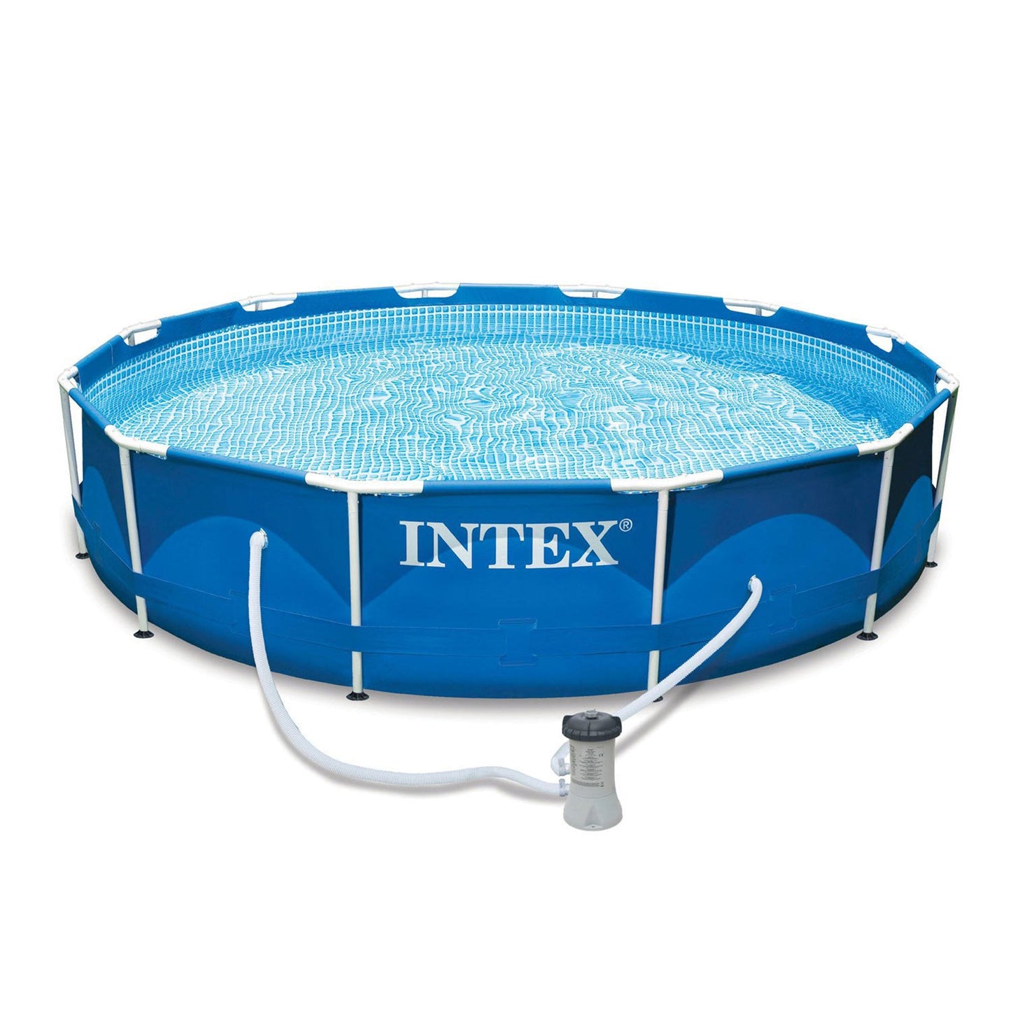 Intex 12' x 30" Swimming Pool, Cleaning Kit, & Replacement Filters (6 Pack)