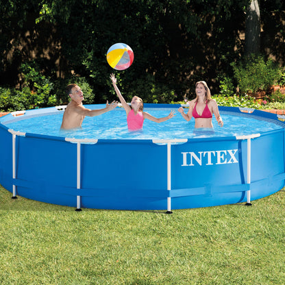 Intex 12' x 30" Swimming Pool, Cleaning Kit, & Replacement Filters (6 Pack)