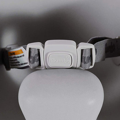 Bumbo Infant Floor Seat Baby Sit Up Chair with Adjustable Harness, Cool Gray