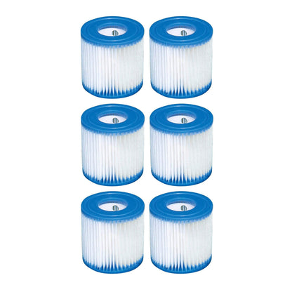 Intex 10' Round Pool with Maintenance Kit, Cover, and Filter Cartridges (6 Pack)