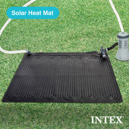 Solar Mat Water Heater - Black Bundled w/ Wall-Mounted Automatic Skimmer