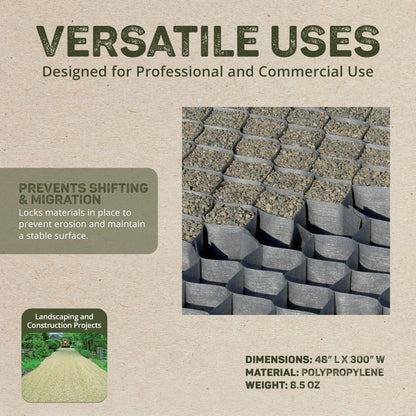 DeWitt DuPont Geotextile 3D Honeycomb 8.5 Ounce Ground Grid Stabilization System