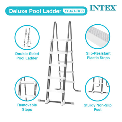 Intex - 52 Inch Pool Ladder with Removable Steps