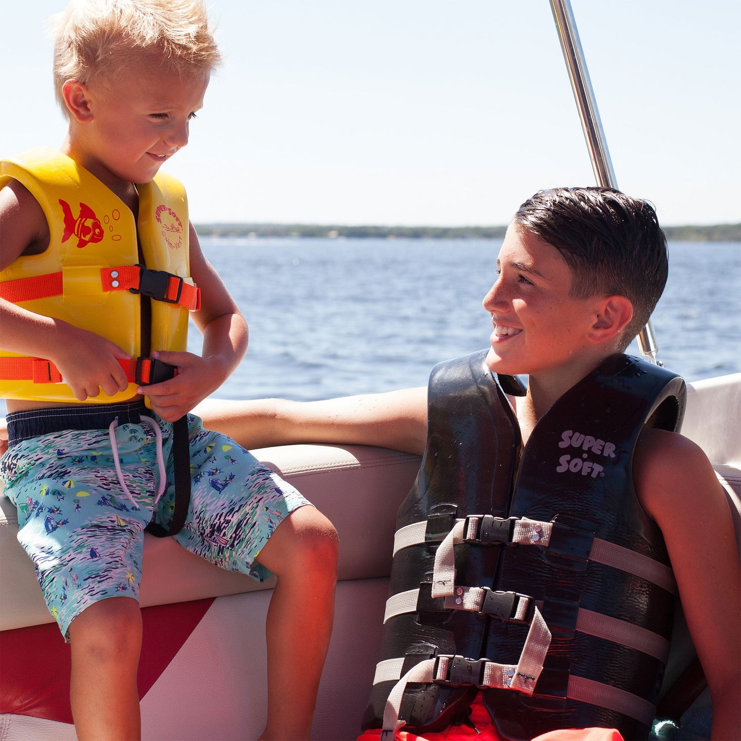 TRC Recreation Super Soft XL Life Jacket Vinyl Coated Foam Swim Vest, Black