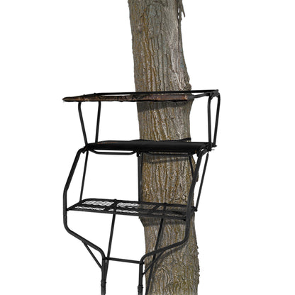 Big Game Guardian XLT 18 Foot 2 Person Deer Hunting Ladder Climbing Tree Stand