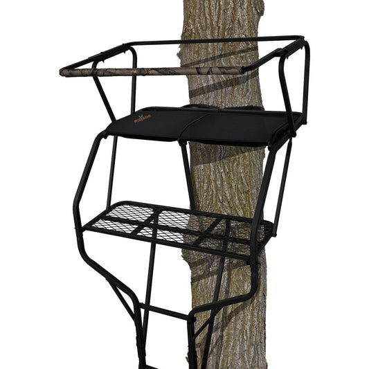 Big Game Guardian XLT 18 Foot 2 Person Deer Hunting Ladder Climbing Tree Stand