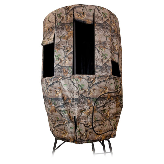 Muddy Roof Kit Hunting Gear, Hunting Blind w/ 8 Windows for Liberty Tripod Stand