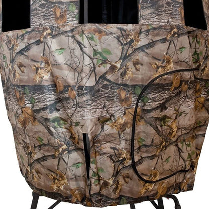 Muddy Roof Kit Hunting Gear, Hunting Blind w/ 8 Windows for Liberty Tripod Stand