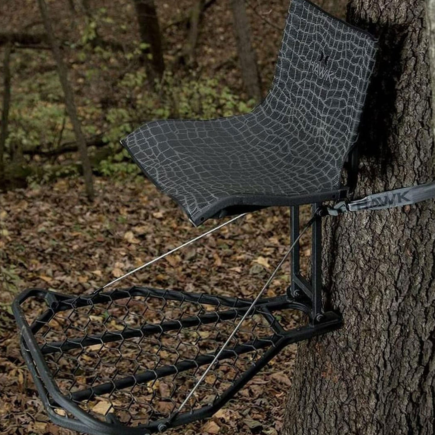 Hawk Kickback LVL Hang-On Deer Hunting Tree Stand with XL Seat and Platform