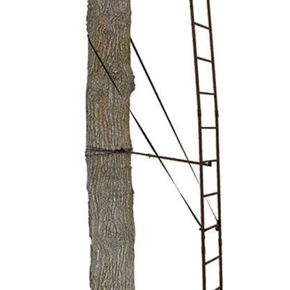 Big Game Warrior DXT 17 Foot 1 Person Deer Hunting Ladder Climbing Tree Stand