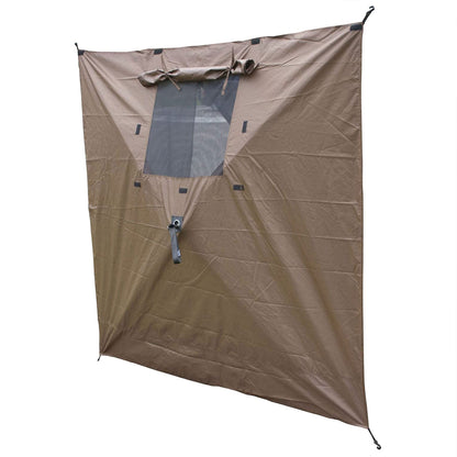 Clam Quick-Set Screen Hub Tent Wind & Sun Panels, Accessory Only, Brown (2 Pack)