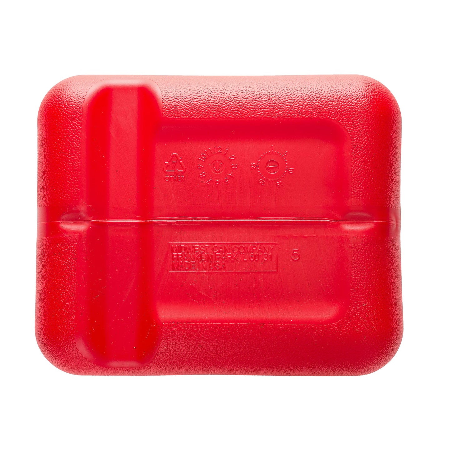 Midwest Can Company 2310 2 Gallon Gas Can Fuel Container Jugs with Spout, Red