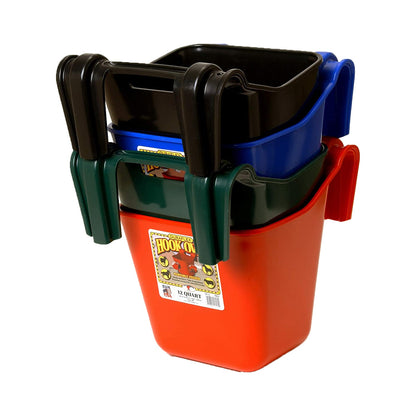 Little Giant HF12BLACK Heavy Duty 12 Quart Mountable Plastic Hook Feeder, Black