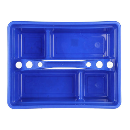 Little Giant Stable Supplies Plastic Organization DuraTote Box with Handle, Blue