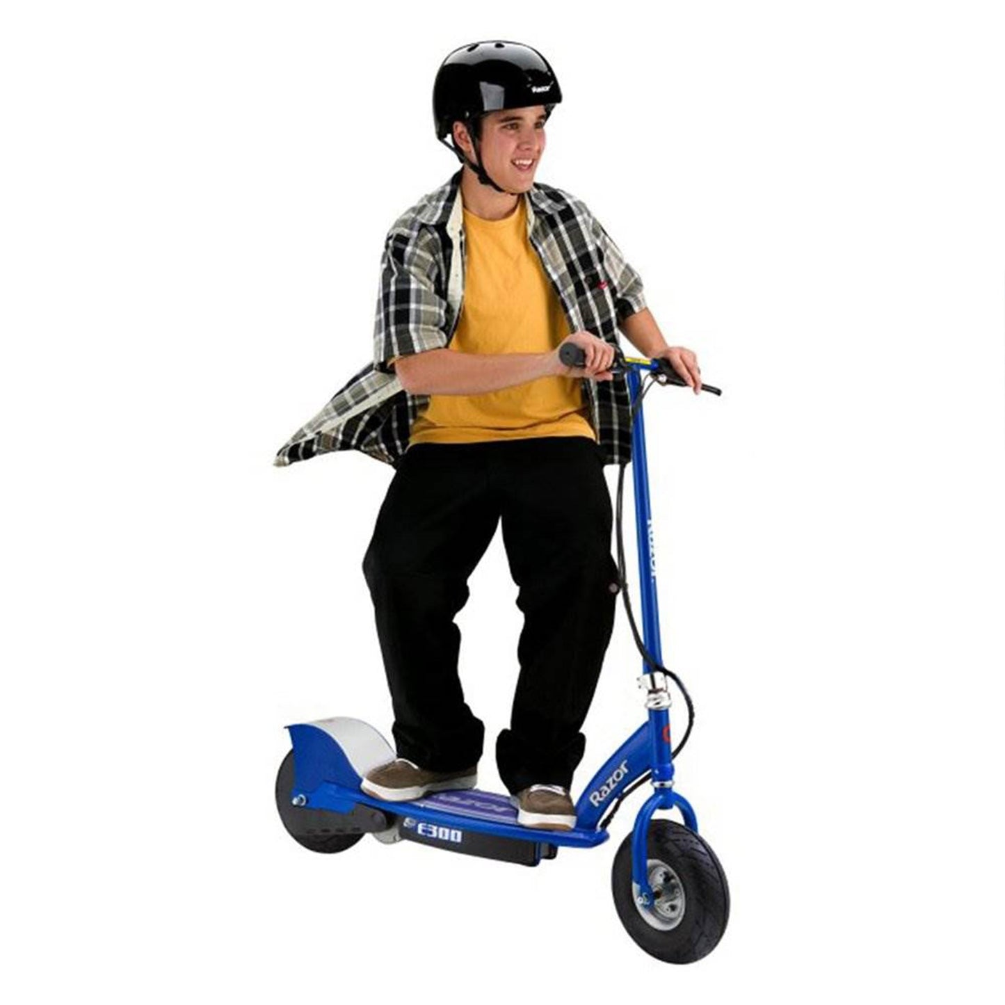 Razor E300 Adult RideOn 24V High-Torque Motorized Electric Powered Scooter, Blue