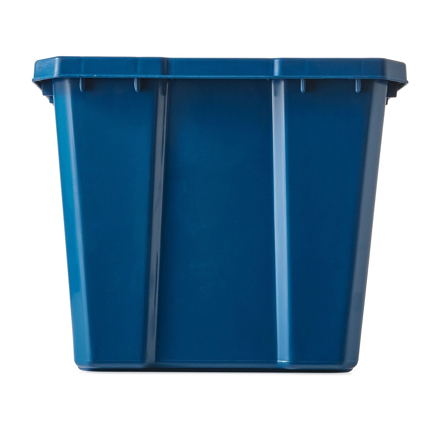 Gracious Living Medium Curbside Blue Box 17 Gallon Home Recycling Bin (12 Pack)