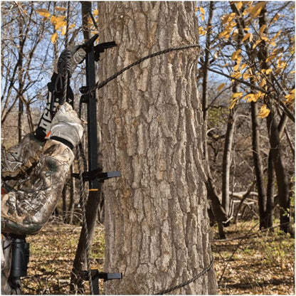 Muddy Pro Climbing Sticks w/Rope Cam Attachment, Tree Stand Hunting Gear, 4 Pack