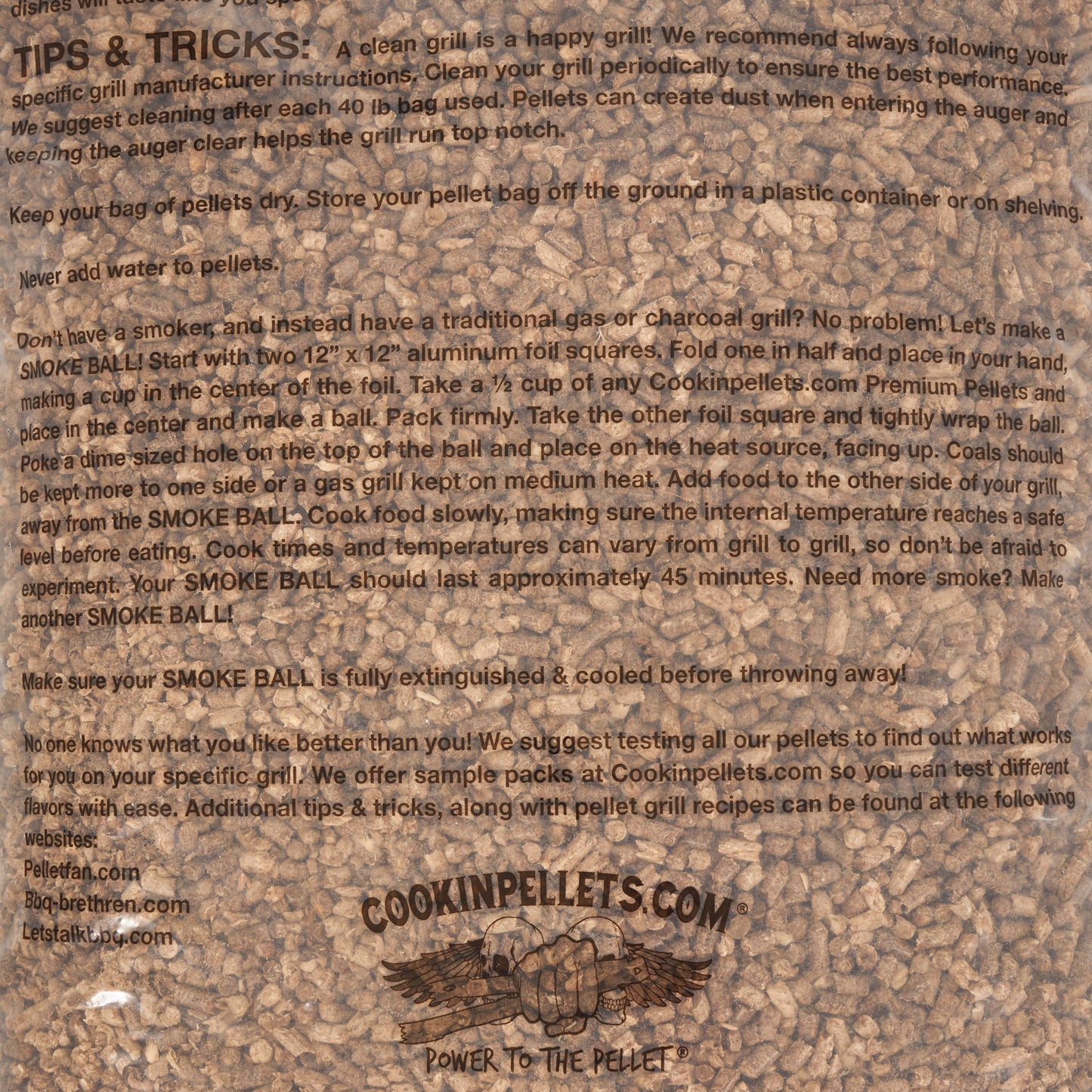 CookinPellets 40 Lb Perfect Mix Hickory,Cherry,Maple,Apple Wood Pellets (4 Pack)