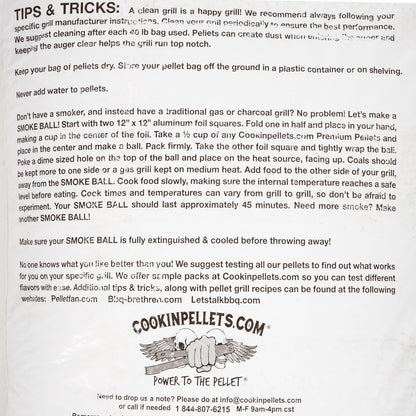 CookinPellets Black Cherry Smoker Wood Pellets & Apple Mash Pellets, 40 Lb Bags