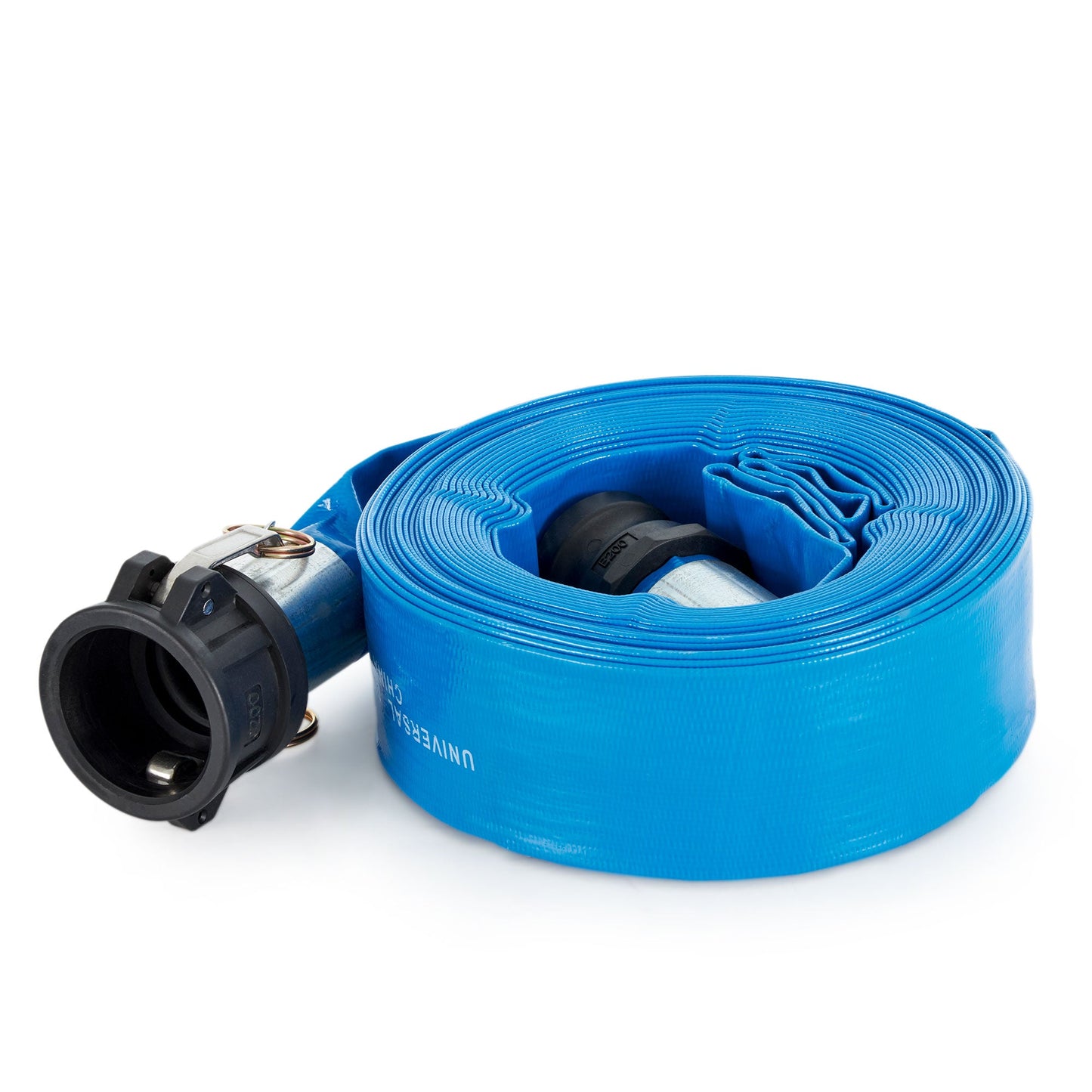 Apache 98138049 PVC Lay Flat Hose 2 Inch Diameter 50 Foot Length 70 psi, Blue