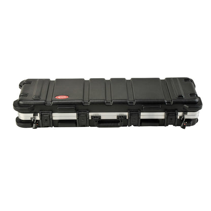 SKB Cases 4009 Hard Exterior Waterproof Short Double Rifle Transport Case, Black