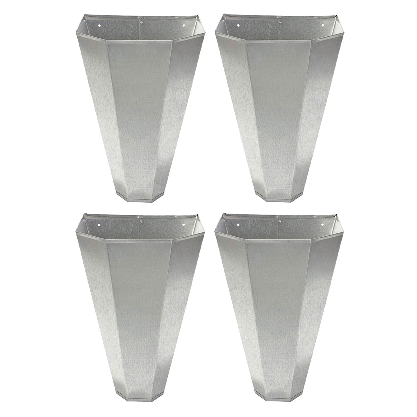 Little Giant RC2 Galvanized Steel Medium Poultry Restraining Cone, (4 Pack)